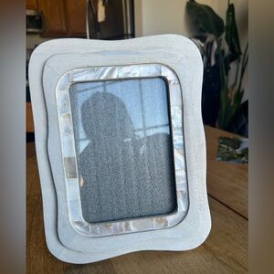 World Market White Photo Frame